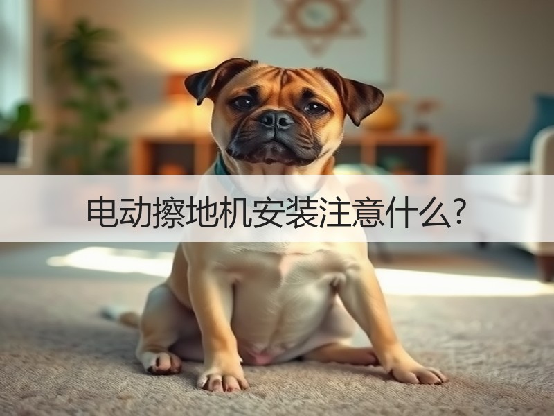 电动擦地机安装注意什么?