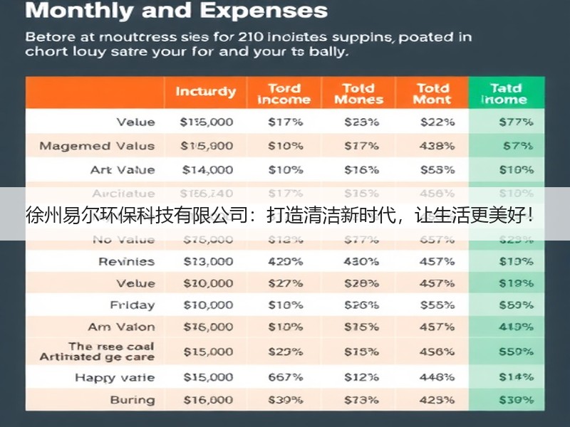 徐州易尔环保科技有限公司：打造清洁新时代，让生活更美好！