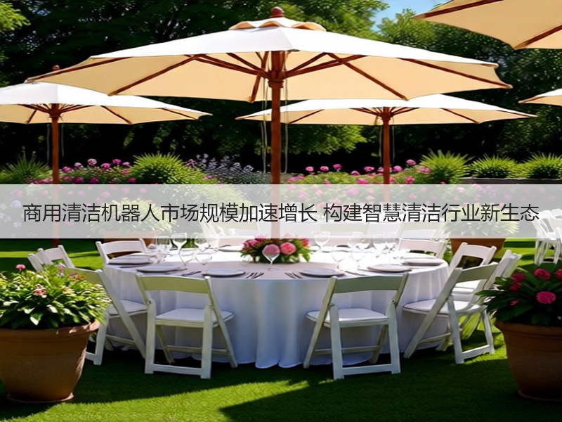 商用清洁机器人市场规模加速增长 构建智慧清洁行业新生态
