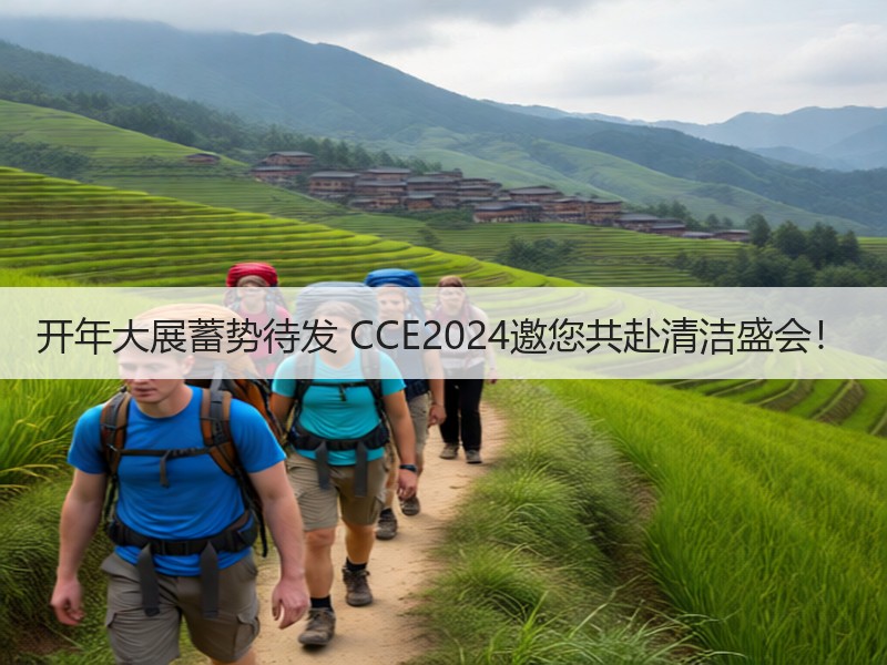 开年大展蓄势待发 CCE2024邀您共赴清洁盛会！