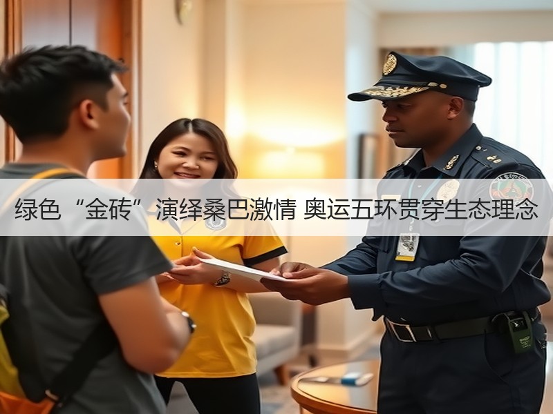 绿色“金砖”演绎桑巴激情 奥运五环贯穿生态理念