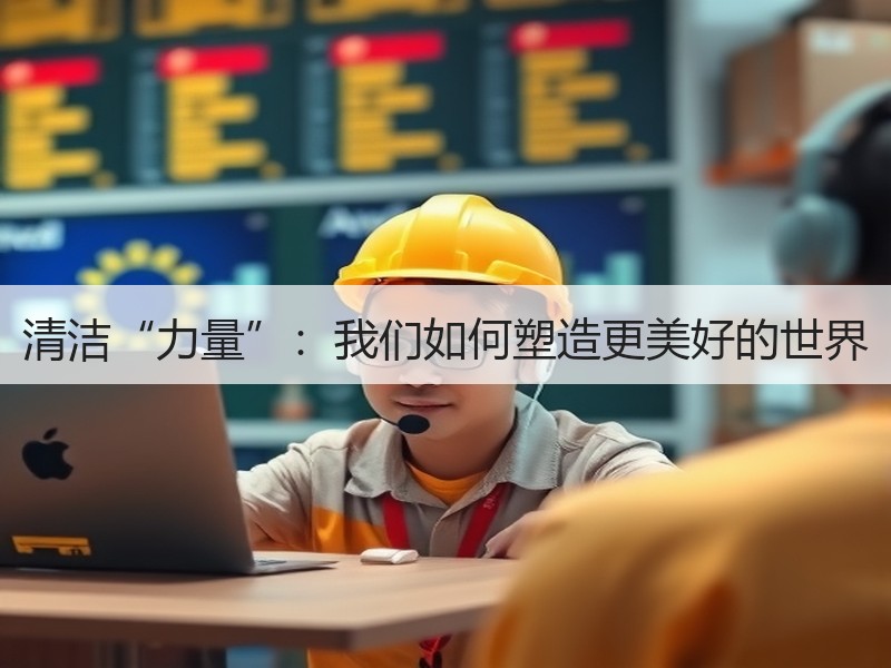 清洁“力量”：我们如何塑造更美好的世界
