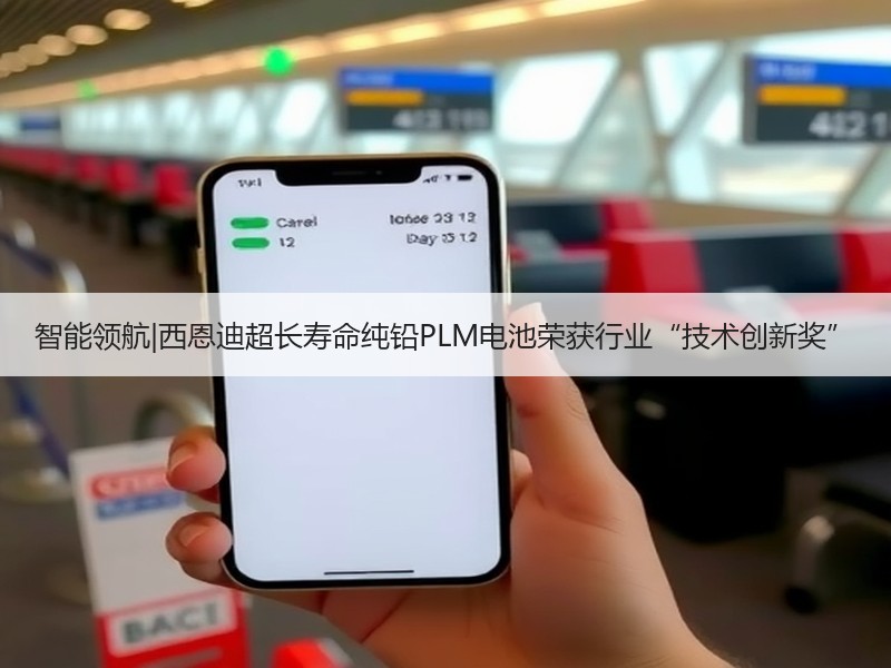 智能领航|西恩迪超长寿命纯铅PLM电池荣获行业“技术创新奖”