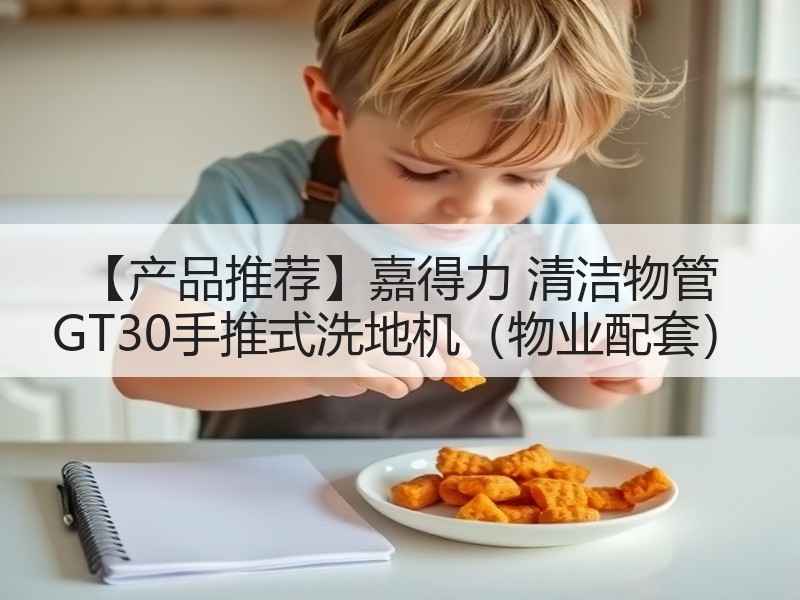 【产品推荐】嘉得力 清洁物管 GT30手推式洗地机（物业配套）