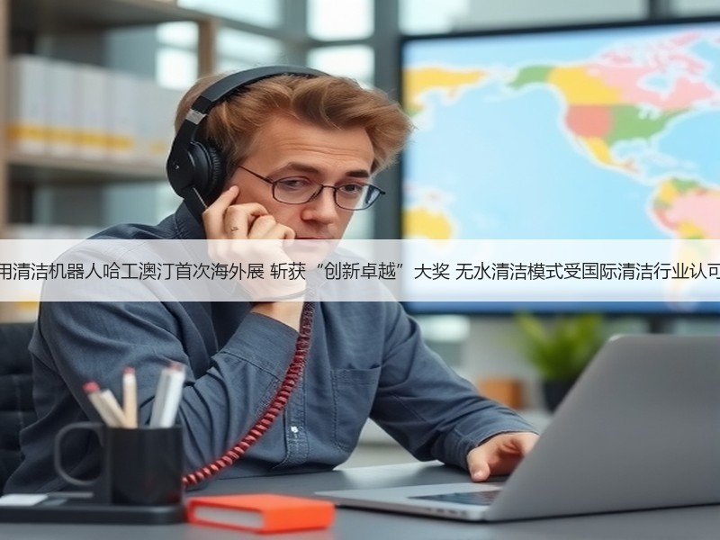 商用清洁机器人哈工澳汀首次海外展 斩获“创新卓越”大奖 无水清洁模式受国际清洁行业认可！