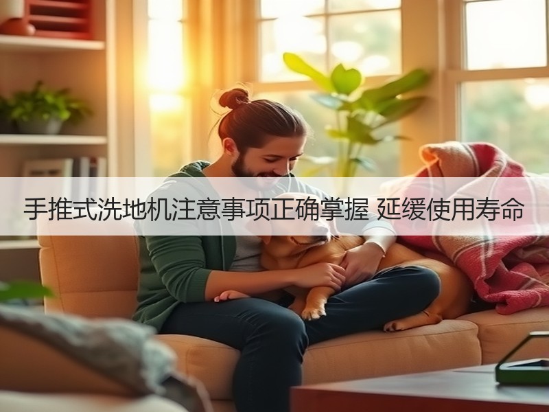 手推式洗地机注意事项正确掌握 延缓使用寿命