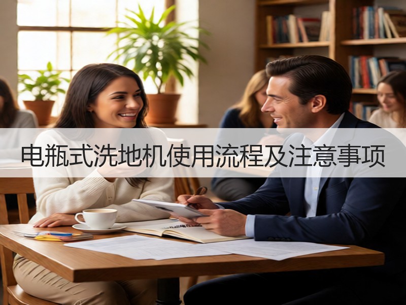 电瓶式洗地机使用流程及注意事项