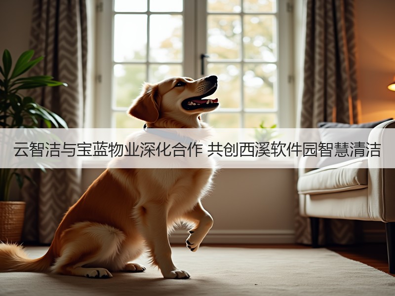 云智洁与宝蓝物业深化合作 共创西溪软件园智慧清洁
